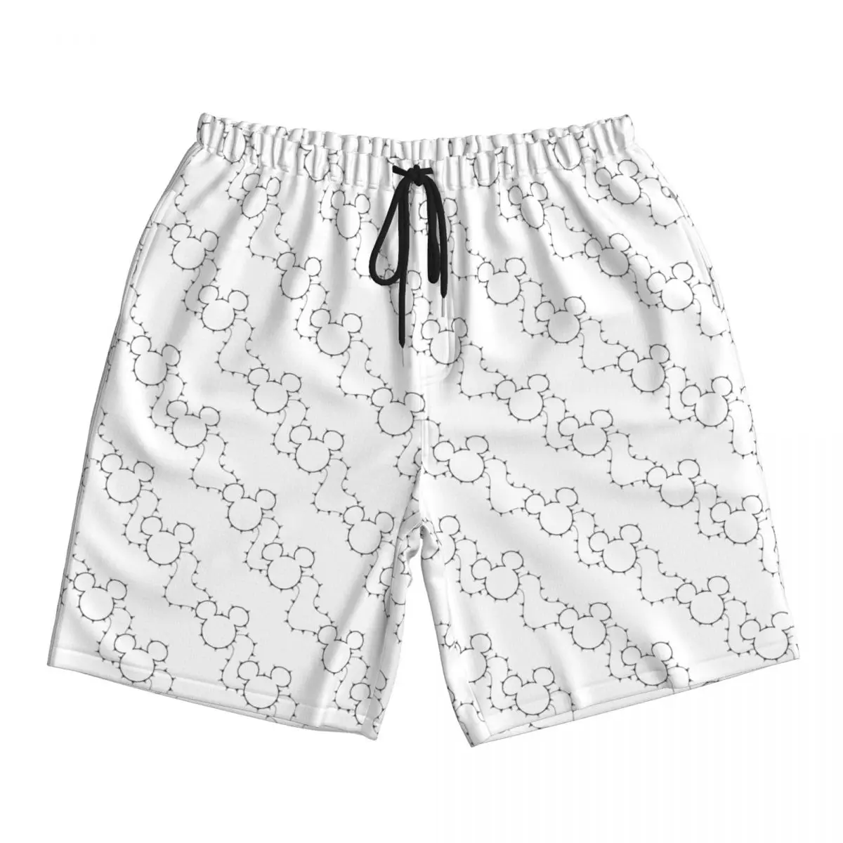 

Праздничные летние мужские шорты с Микки Маусом, мужские плавки, пляжные шорты с принтом, спортивные штаны для плавания