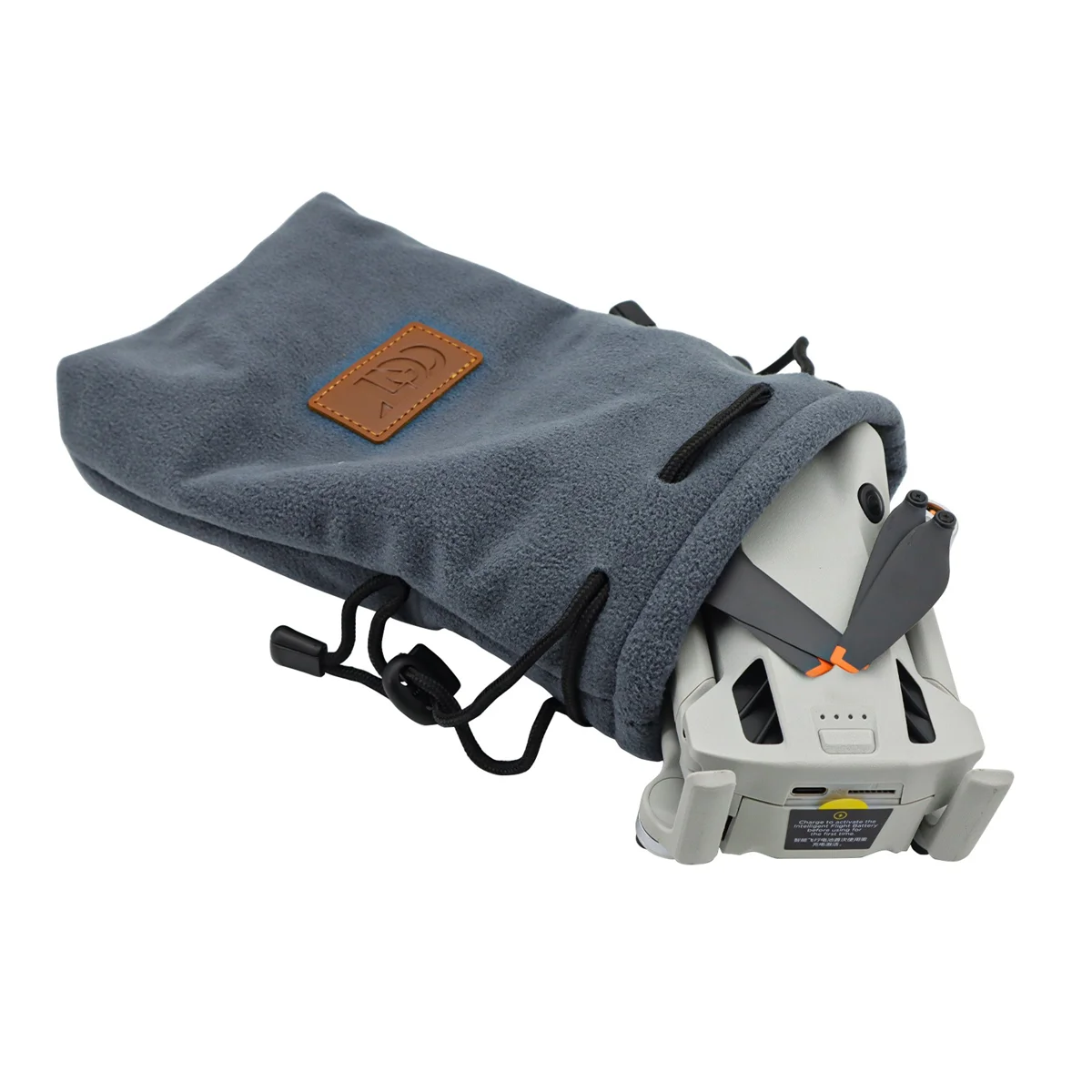 CQT Storage Bag for Drone Body+Remote Control Storage Portable Soft Pouch for DJI Mini 4 Pro/Mini 3 Pro