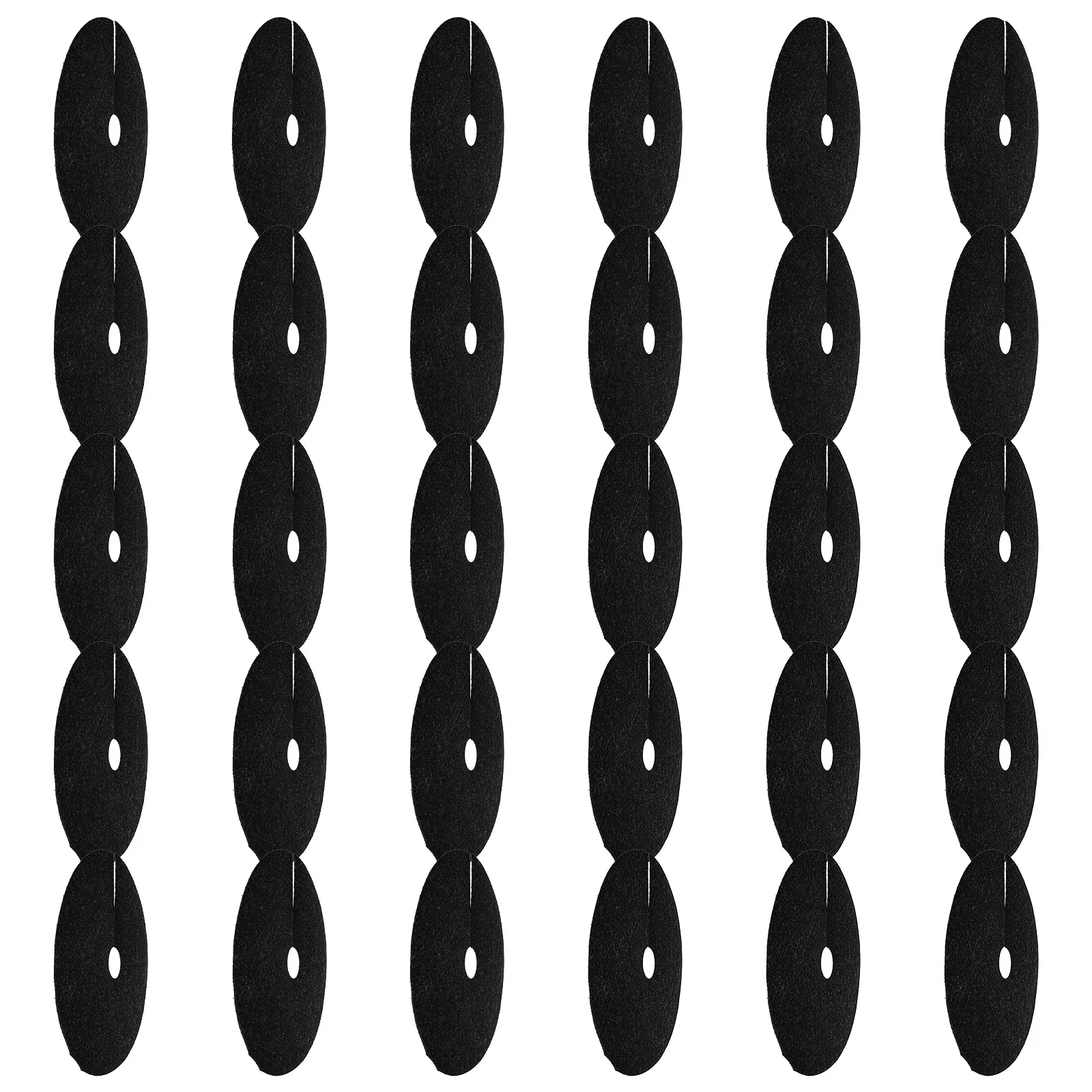 

20Pcs Anti Grass Fabric Round Weed Control Cloth Tree Protector Mat Non-Woven Mulch Cover for Orchard Gardening Ground Cloth