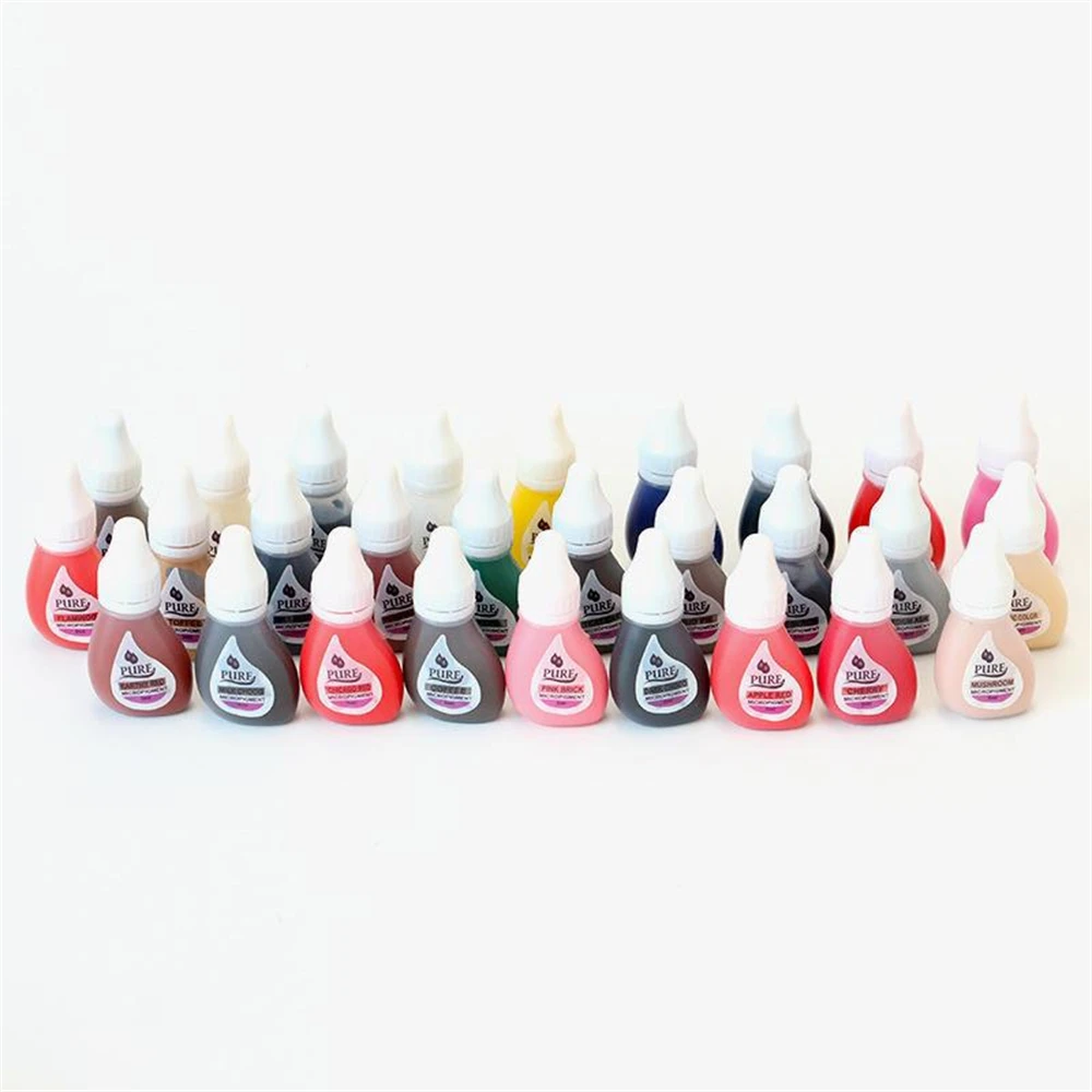 Tattoo Pigments Bright Colors Safety Natural Eyebrows Tattoo Pigment Cosmetic Customer Favorites Practice Coloring Lip Color Top