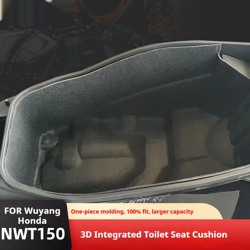 For 2025 Honda NWT150 Ultra-thin Integrated Silent Seat Bucket Protective Liner Tapete interior bajo asiento moto