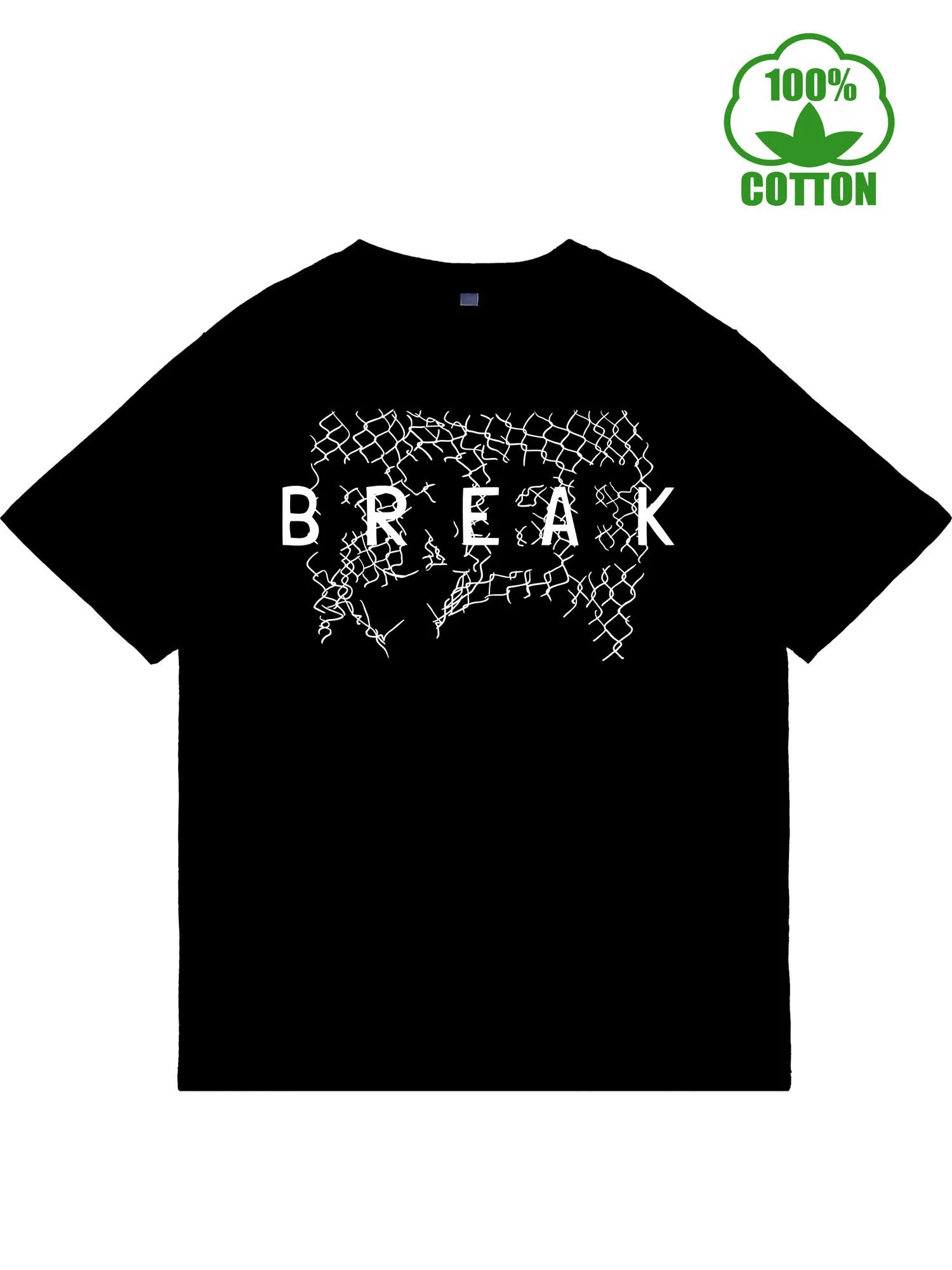 

Break Classic Men's T-Shirts Short Sleeve Crew Neck t Shirts for Men, Pure Cotton Men's T-Shirt