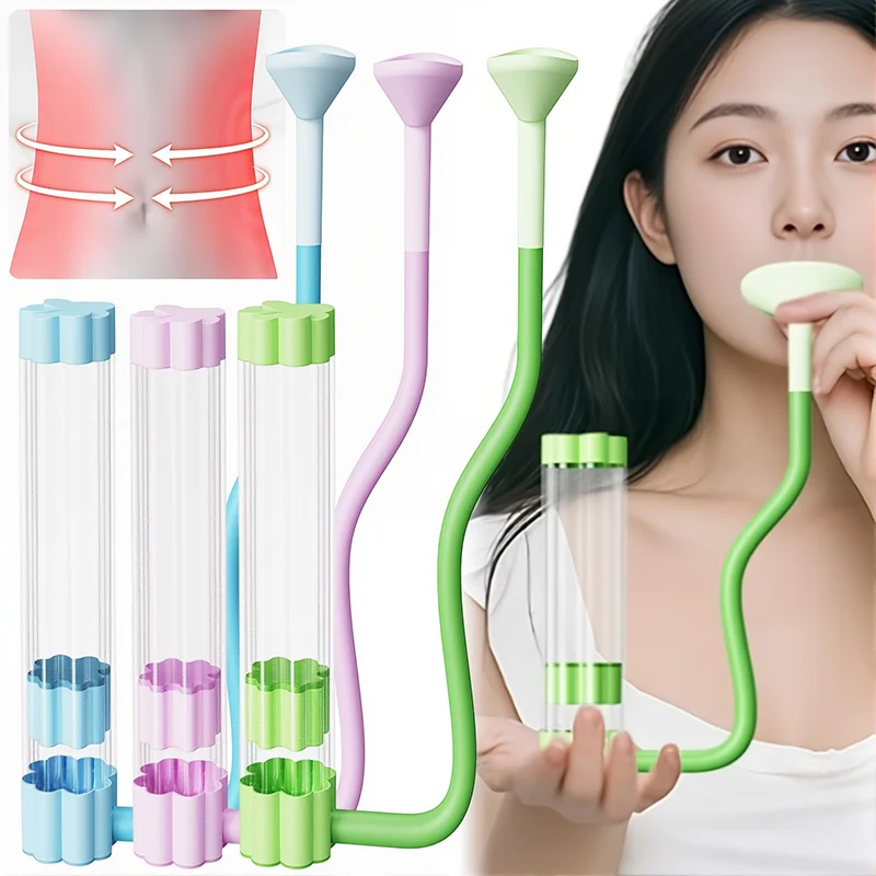 

Тренажер с регулируемой диафрагмой, дыхательный тренажер с гантелями для прочности основы, тонизирующий расширитель грунта, легкий вес