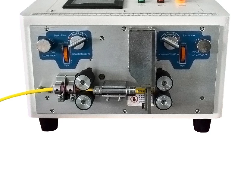 Automatic computerized wire stripping machine, multi-functional two-end stripping machine, wire size, length and short