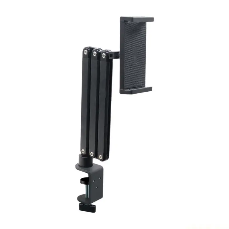 Heavy Duty Tablets Desk Mount Clamp For 13.9Inch Devices Adjustable Heights