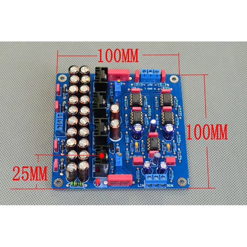 5 Times Magnification N5 Class A Power Supply HIFI Pre-amplifier Board 5532 2604 Op Amp Hifi Power Amplifier