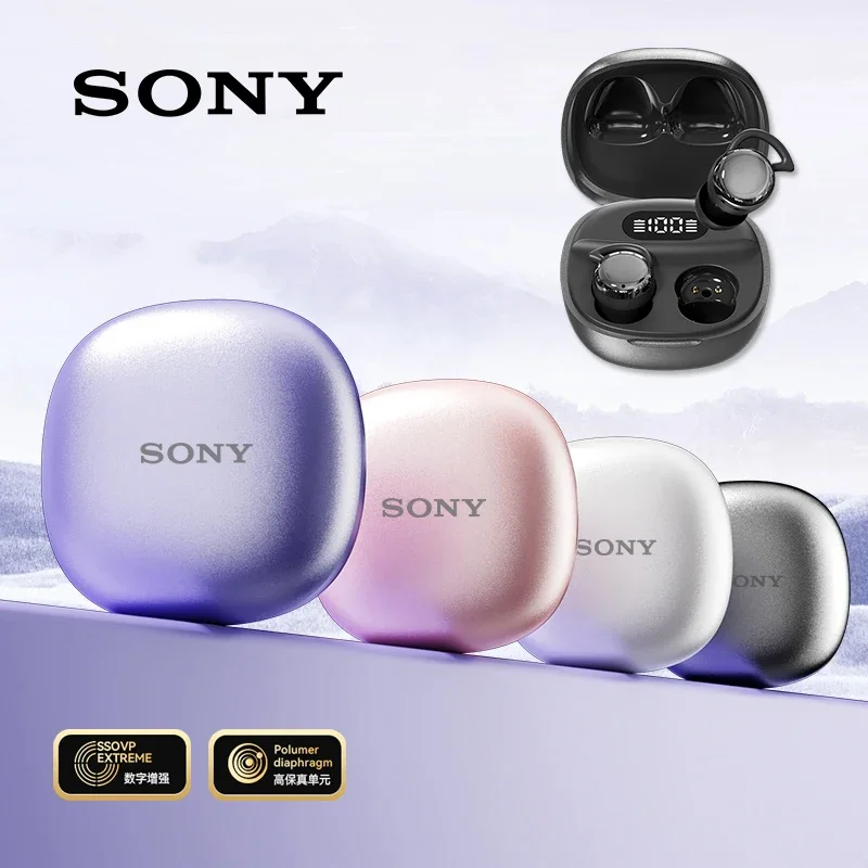 �couteurs de sommeil d'origine Sony X62 Pro petit casque Sport st�r�o Bluetooth �couteur cach� suppression de bruit casque sans fil