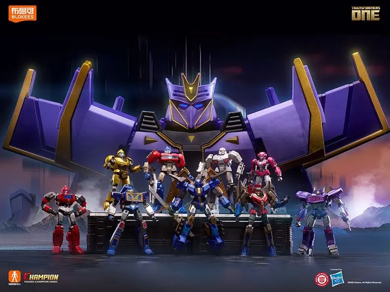 Op voorraad Blokees Transformers One Classic Class The Fallen Megatronus Prime Gemonteerde figuren Beweegbaar model Action Figure Gift