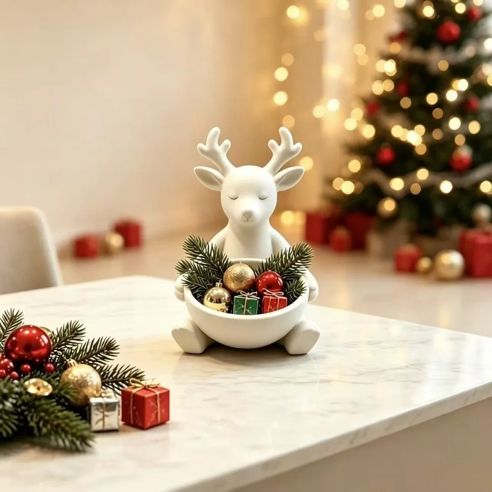 Gifts Deer Jewelry Storage Box Phoenix 3D Printed Desktop Organizer Home Decor Christmas Ornaments Desk Accessory 2
