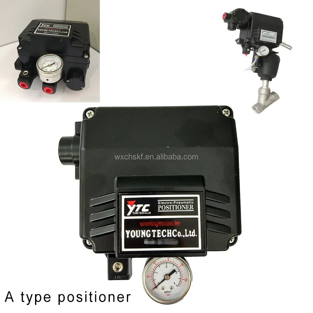 Electro-pneumatic Positioner for Pneumatic Angle Seat Valve