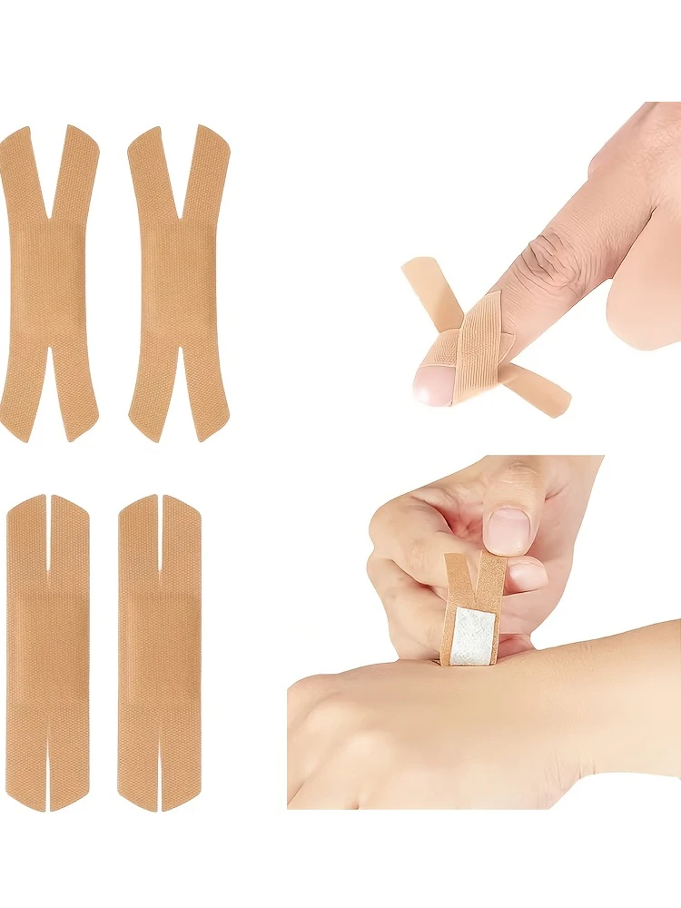 50-teilige Packung Fingerpflaster, hämostatische Pflaster für Fingergelenke, geeignet für Erste Hilfe zu Hause und für den Außeneinsatz. – Detail 1
