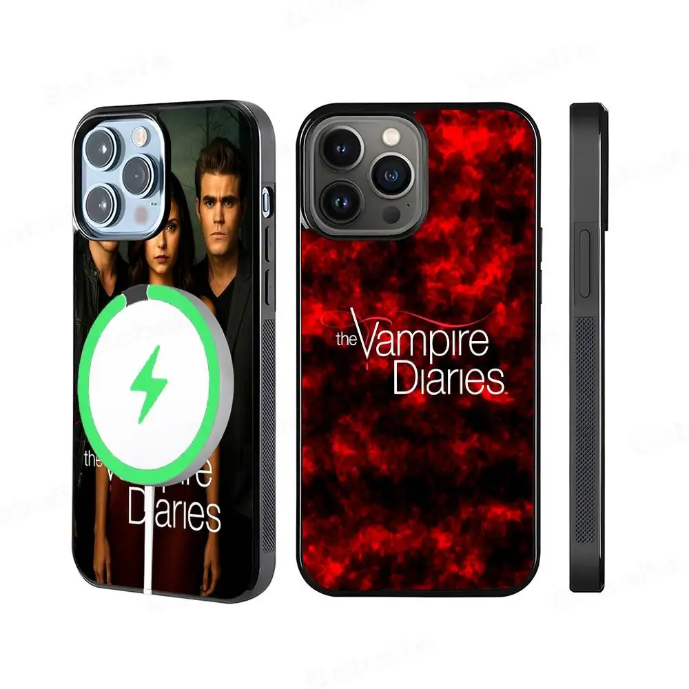 

The Vampire Diaries Damon For Magsafe Magnetic Case For iPhone 17 Air 16 15 14 13 12 11 Pro Max Plus Wireless Charging