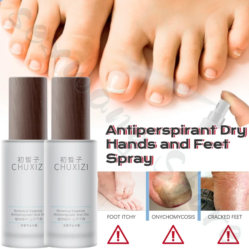 

Antiperspirant Drying Spray for Palms, Palms and Feet, Easy To Carry, Colorless and Odorless