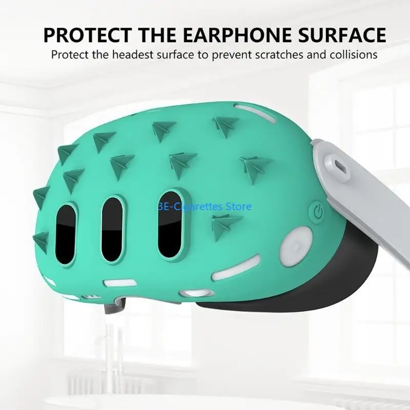 W8KA Silicone Case Headset conchas proteção para o Quest3 Headset Sleeves Rocker Cover