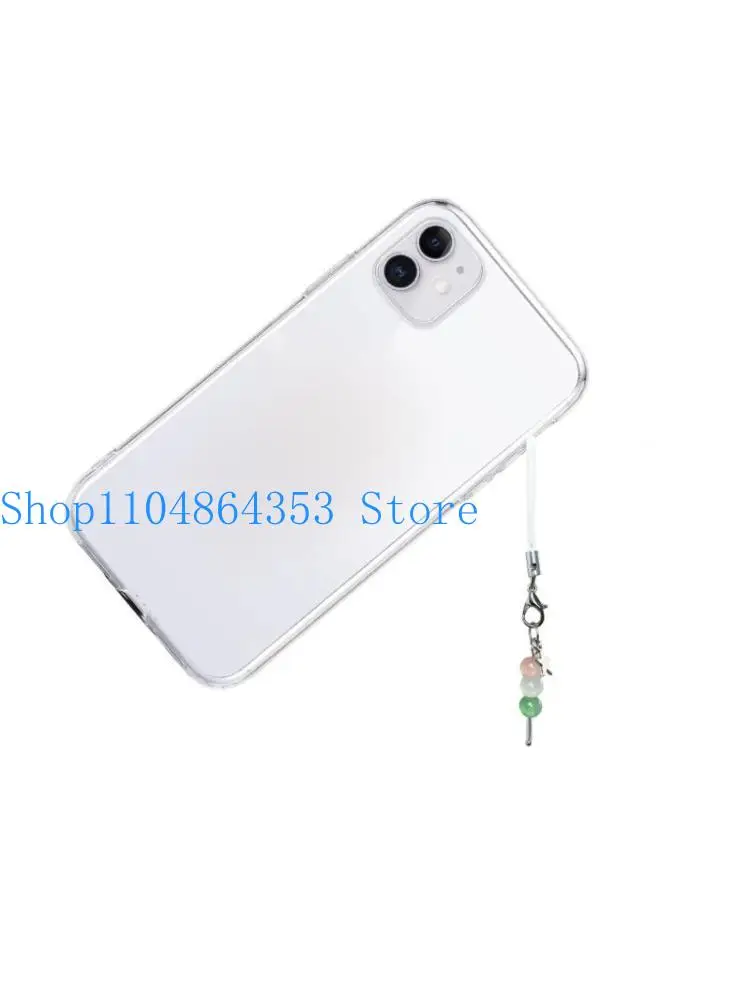 

652F Simple Bead Star Phone Charm Straps Unique Hangings Pendants Fashion Bag Decoration Lanyard Purse Accessories
