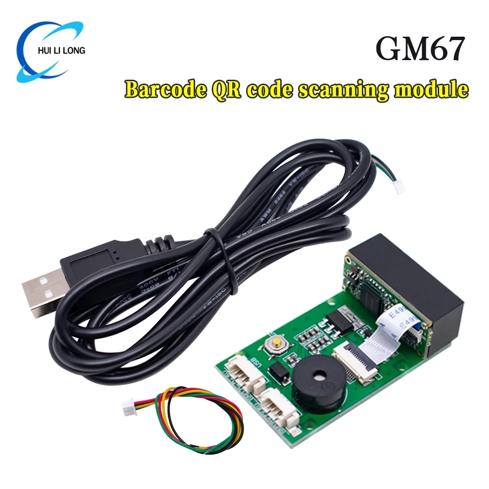 

GM67 1D/2D USB UART Сканер штрих-кода Считыватель модуля QR-кода