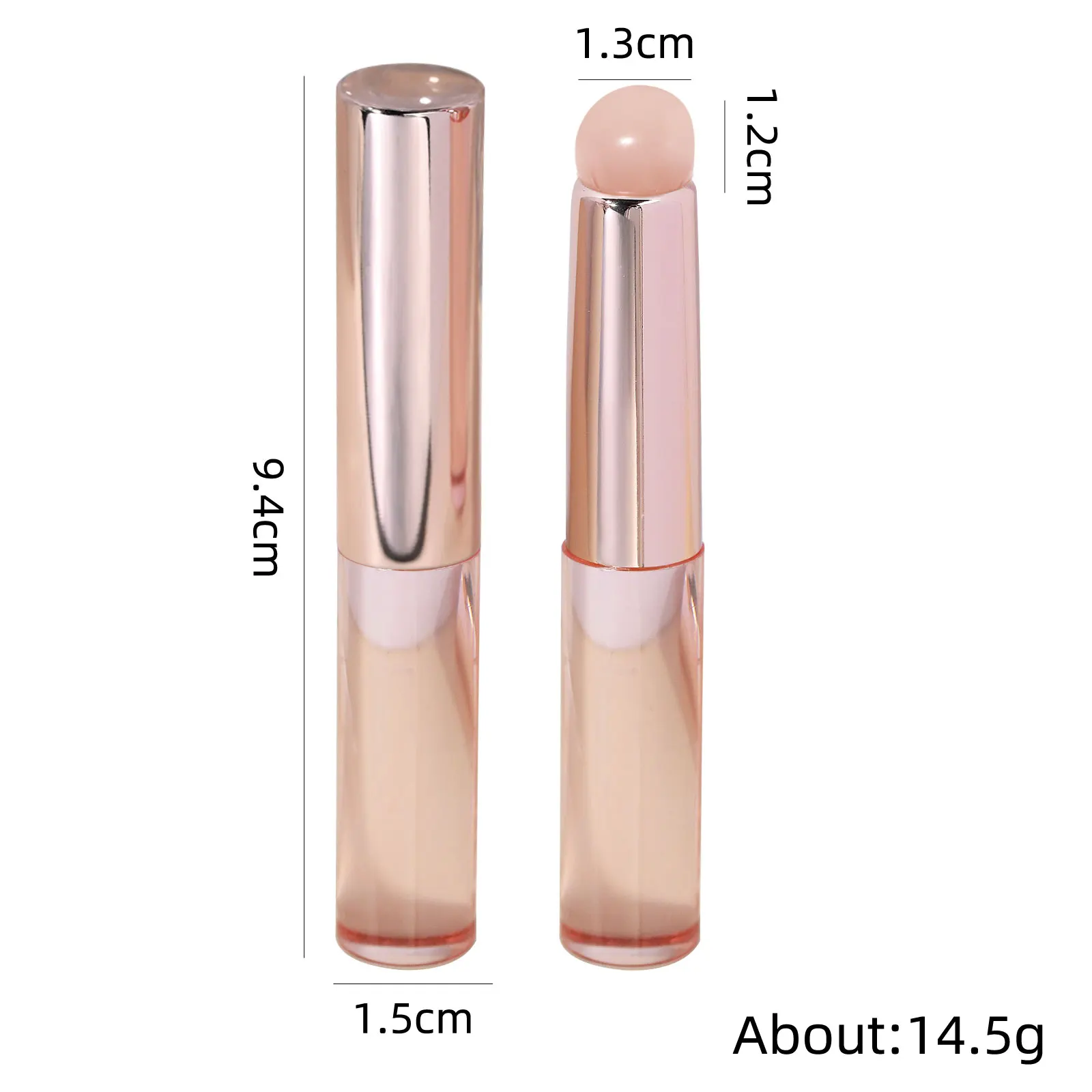 Nail Art Glitter tools gel pen shade silicone stick portable multi-functional re-use nail brush lip brush special tools