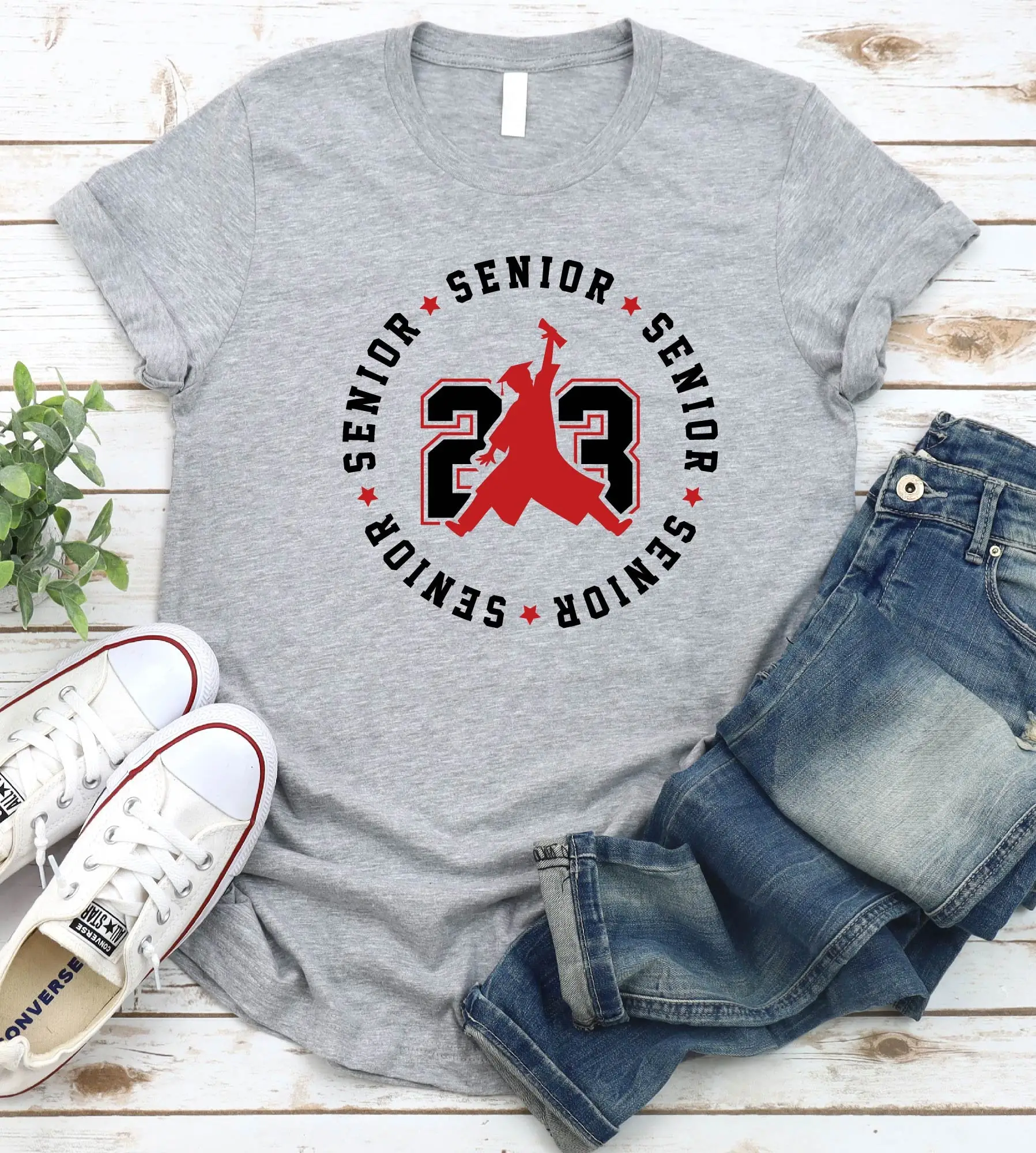 Senior 2023 T Shirt Graduate Class Graduation s New School For Her