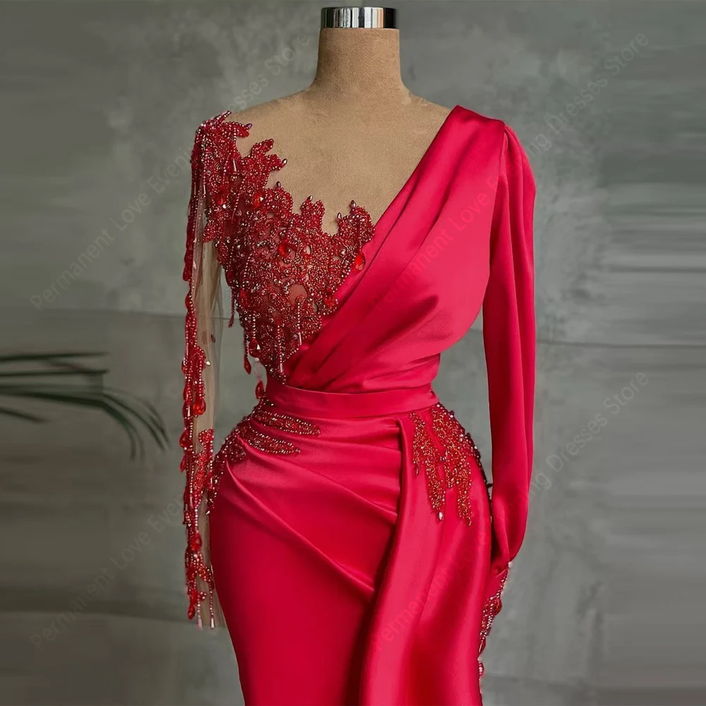 2025 elegante vrouwen avondjurken sexy v-hals lange mouwen prom jassen cocktail party dweilen lengte vestido de noche aangepaste