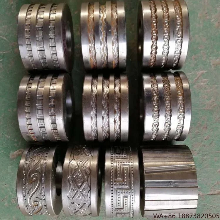 استخدام النبات آلة التزوير الباردة اليدوية المزخرفة المعدنية سهلة التشغيل لتصنيع المكونات الأساسية التي تحمل لـ #4