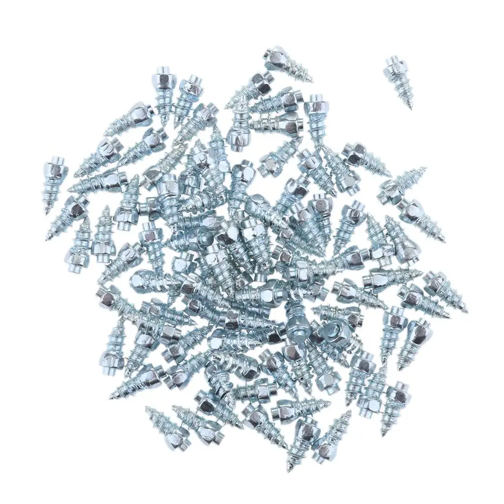 Anti Skid Screw Stud Silver Tungsten Non-slip Tire Spike Trim for Bike Scooter Winter Tires