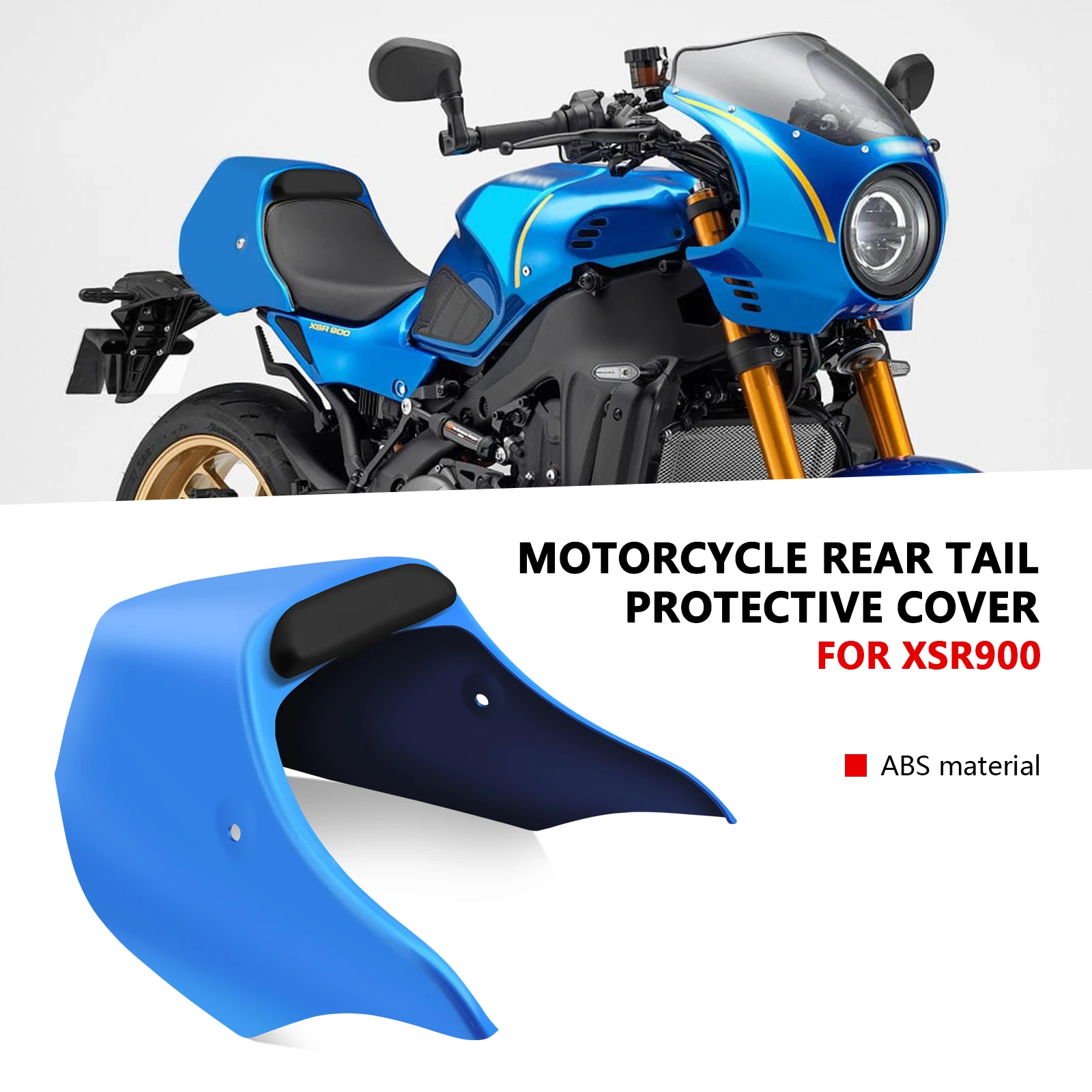

For XSR900 2025 XSR 900 2024 2023 2022 Motorcycle Passenger Pillion Rear Seat Cover Fairing Seat Cowl Hump Spoiler Tail Cover