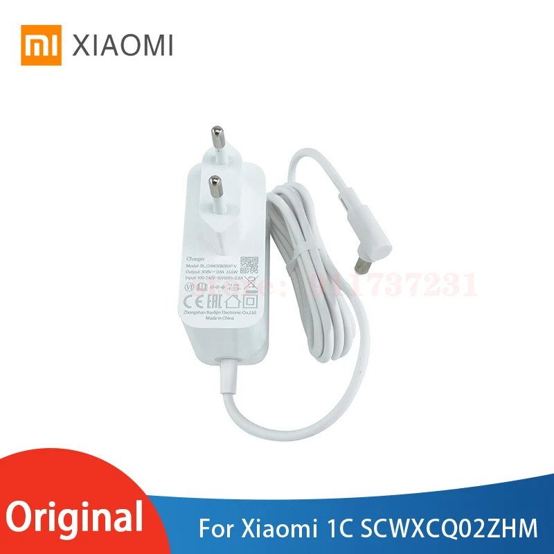 Original Xiaomi 1C G10 Wireless Handheld Vacuum Cleaner SCWXCQ02ZHM Charger Replacement Spare Power Adapter with EU Plug