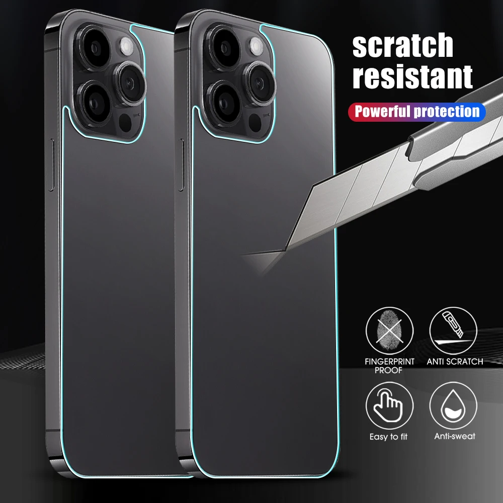 4 In1 Full Cover Back+Camera Lens Protective Tempered Glass For iPhone 16 Pro MAX Plus Screen Camera Protector Film Accessories