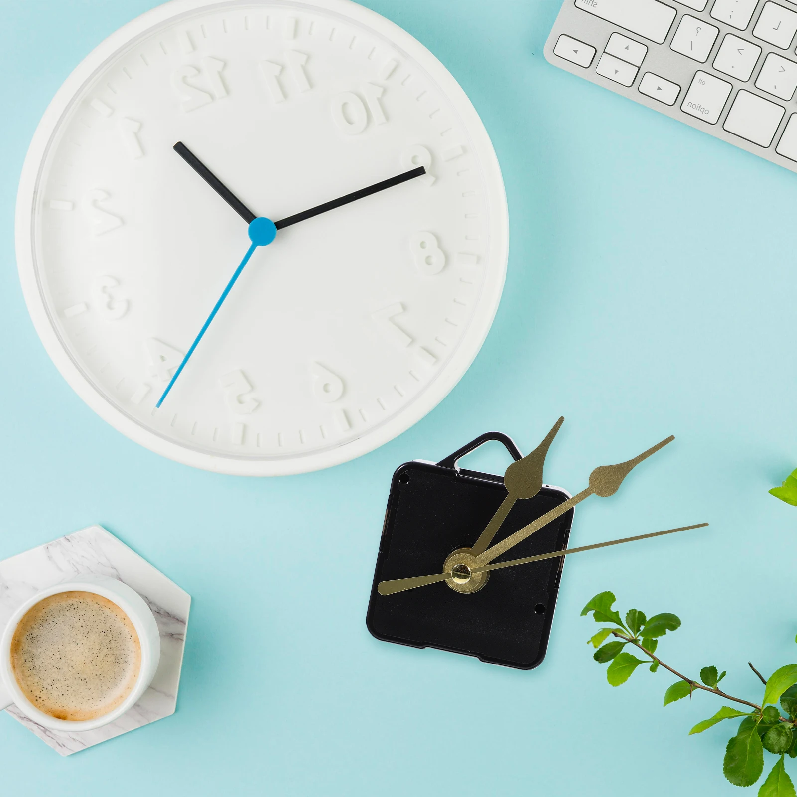 

Clock Movement Mechanism for Wall Clocks Durable Structure Silent Hands Easy to Assemble DIY Replacement Part Clock Movement