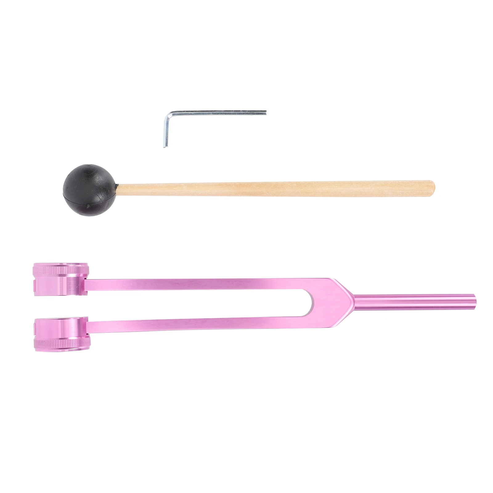 

1 set Tuning Fork Sound Therapy Instrument Aluminum Alloy Stainless Steel Light Practical Design High Polished Surface for Music