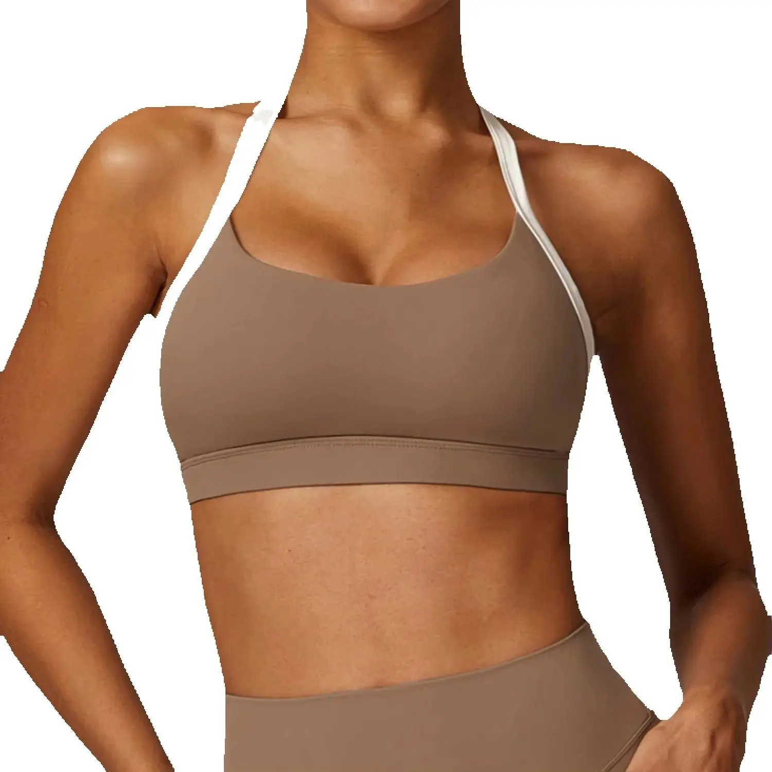 Sexy Scrunch Sports Bra Gym Top Women Neck Hanging Back  Women Sportswear Yoga Underwear Fitness Workout Yoga Clothing Women