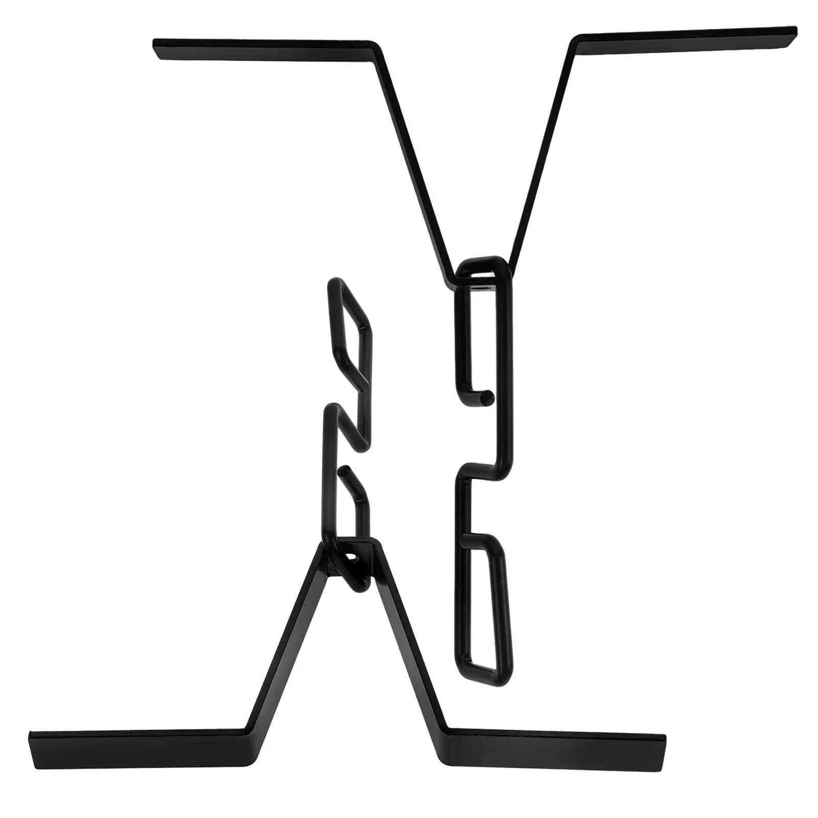 

Комплект из 2 адаптеров для водосточных цепей с крючками для надежного отвода дождевой воды, декоративный дренаж, черный