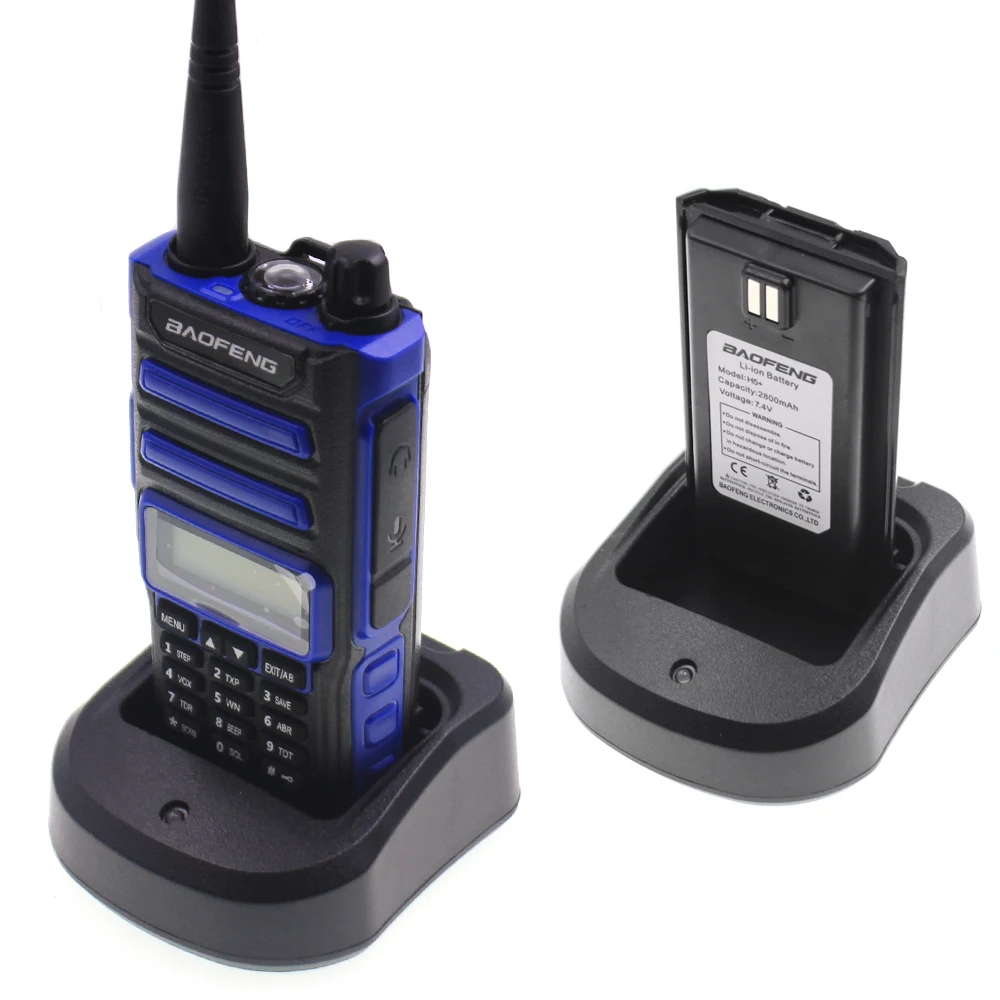 15% OFERTA Baofeng BF-H5 Plus Walkie Talkie 10W Tri Band 136-174MHz y 200-260MHz y 400-480MHz Radio portátil Ham Radio BF-H5plus