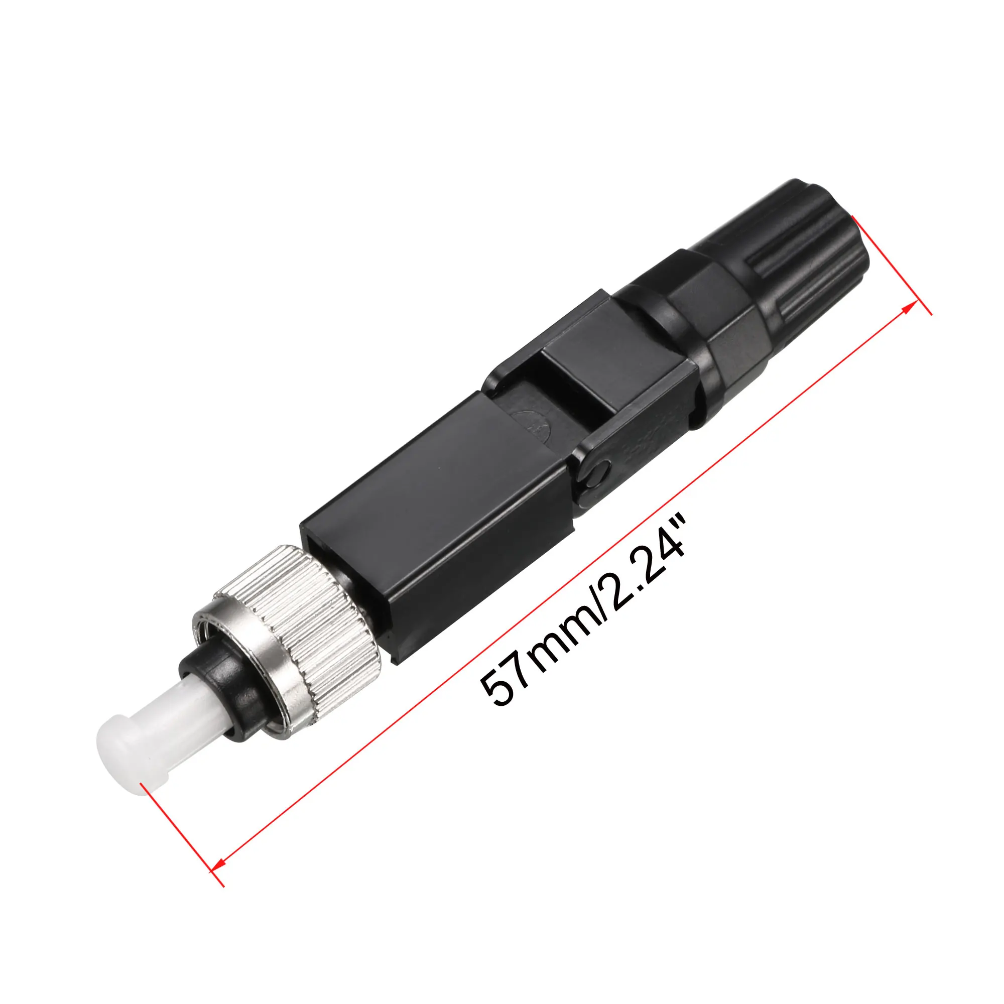 2Pcs FC/UPC Optic Fiber Quick Connector for Server Rack, Patch Panel Fast Adapter for FTTH/OD