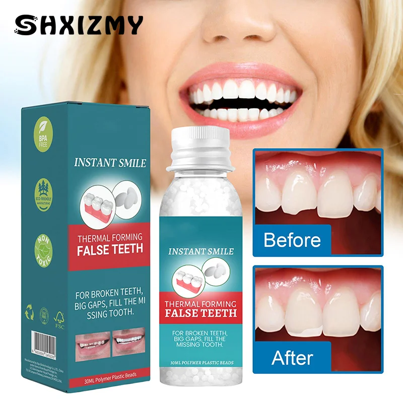 30ML Temporary Tooth Repair Kit Teeth And Gaps FalseTeeth Solid Glue Denture Adhesive Teeth Whitening Tooth Beauty Tool