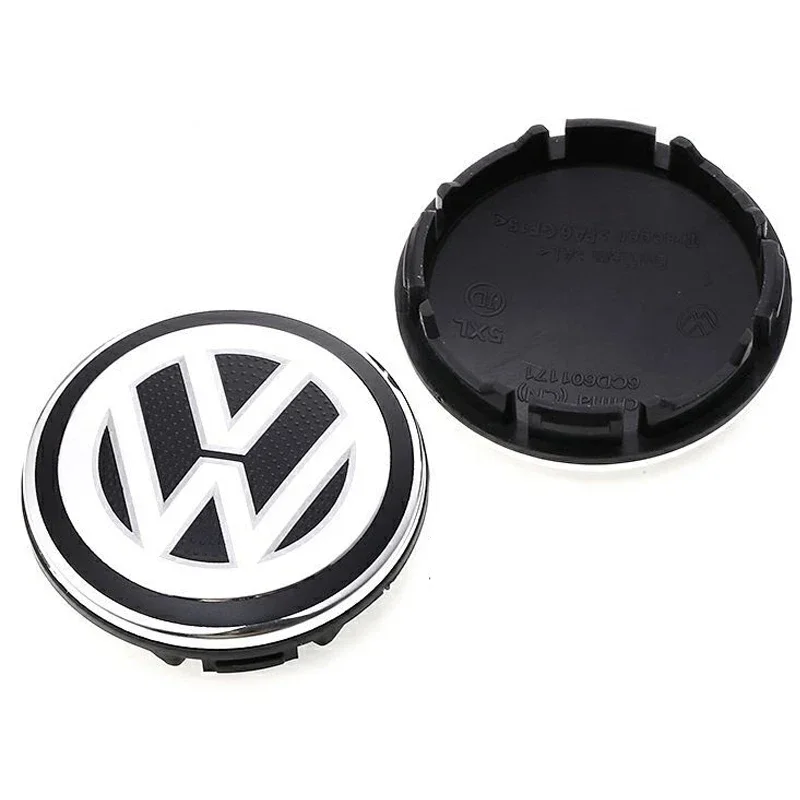 4PCS 56mm 63mm 65mm 70mm Car Wheel Center Hub Caps Cover for VW Volkswagen Golf Polo Passat Touran CC B5 B6 B7 Jetta accessories