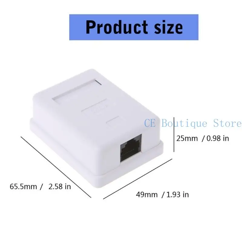 652F CAT5E HM-HB01 Model UTP Modul Jaringan Port Mount Port Mount Tunggal Tunggal