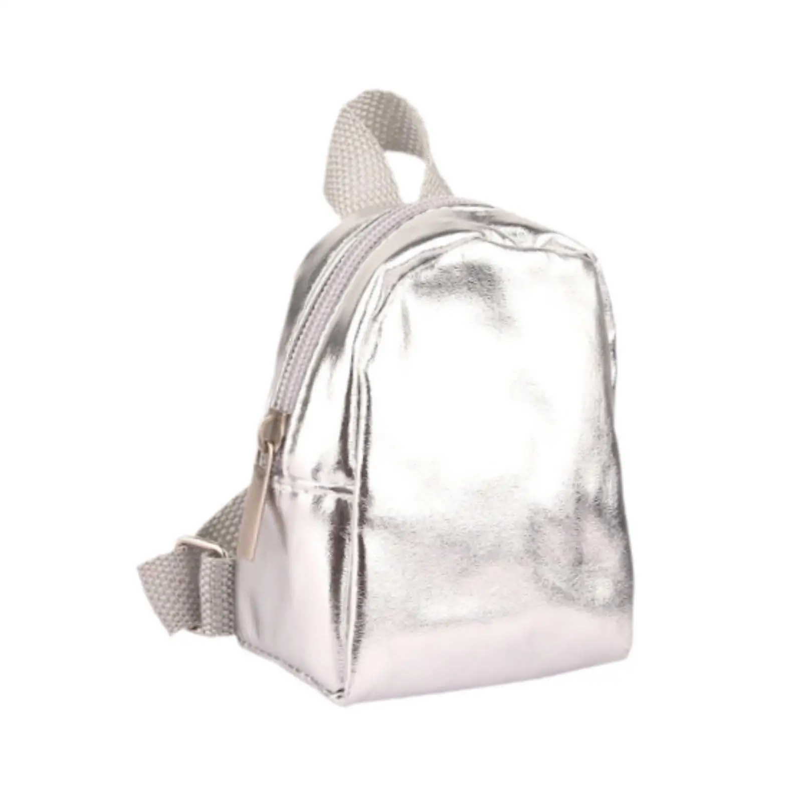 Menina boneca mochila se encaixa 18 polegada boneca crianças presentes dos namorados portátil elegante prateado