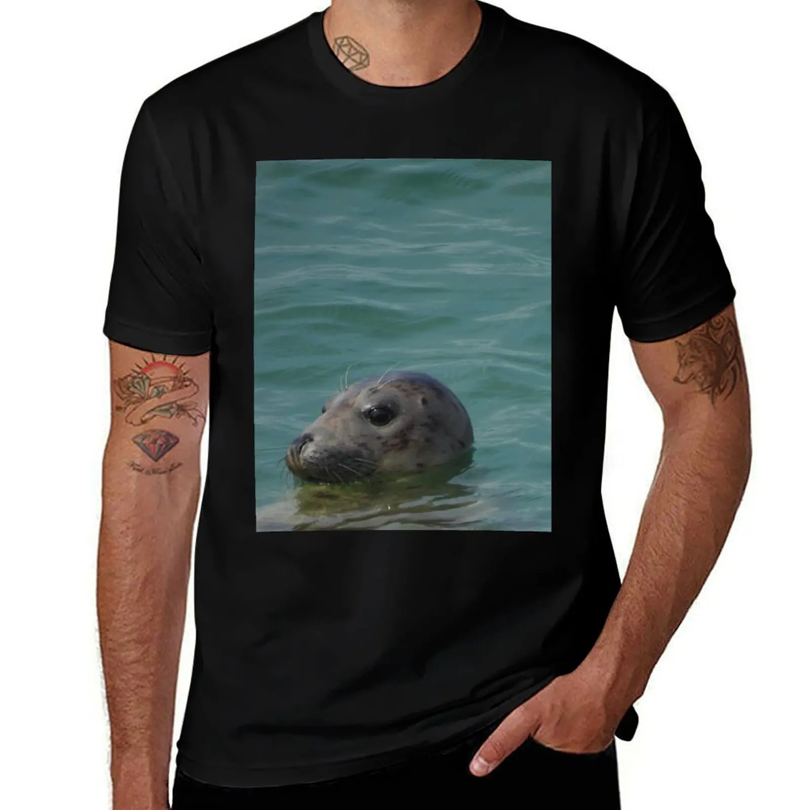 

Seal in the Water T-Shirt Work Casual Loose Fit T-Shirt
