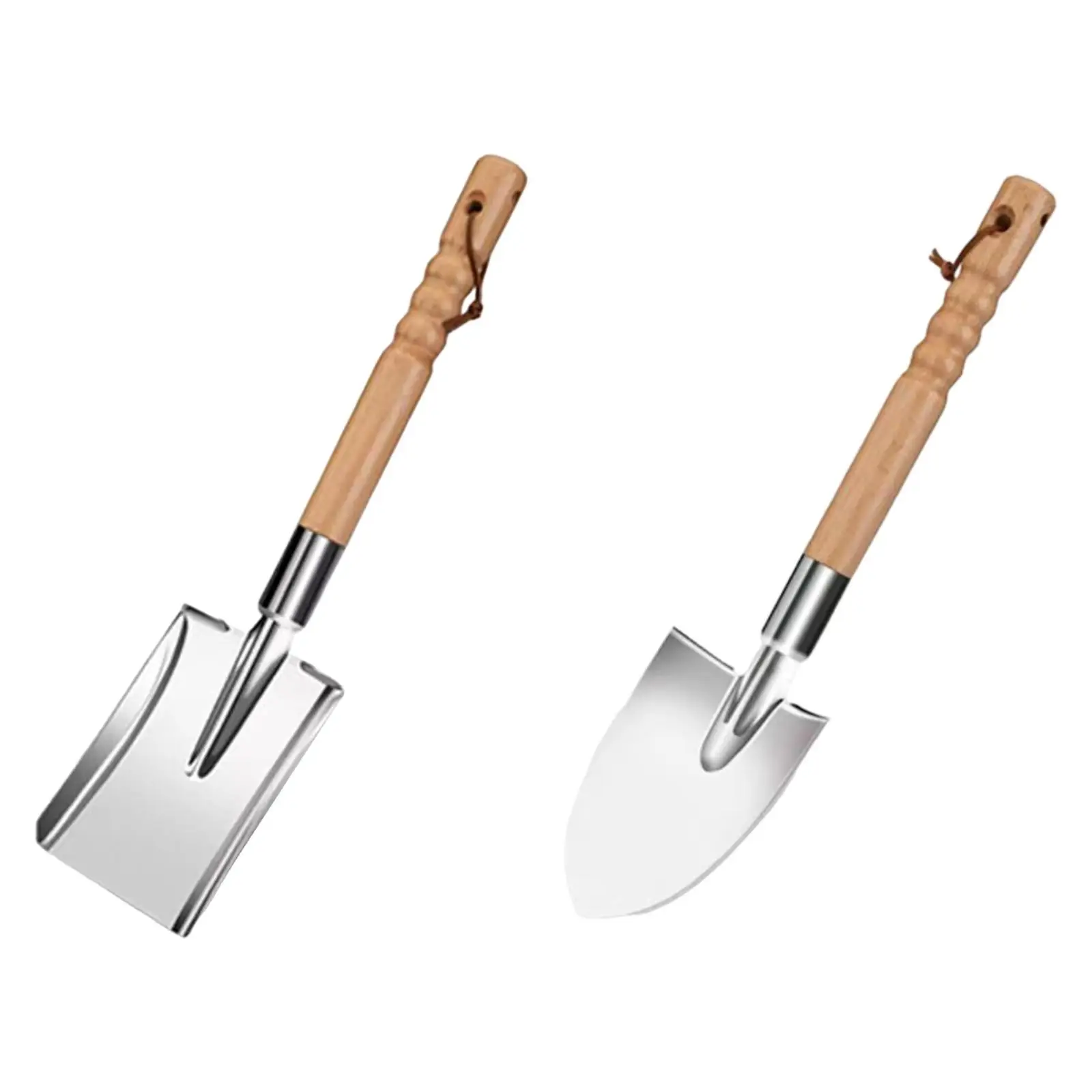 Garden Shovel Stainless Steel Portable Lightweight Garden Tool Multifunctional Hand Shovel for Farm Outdoor Yard Digging Camping