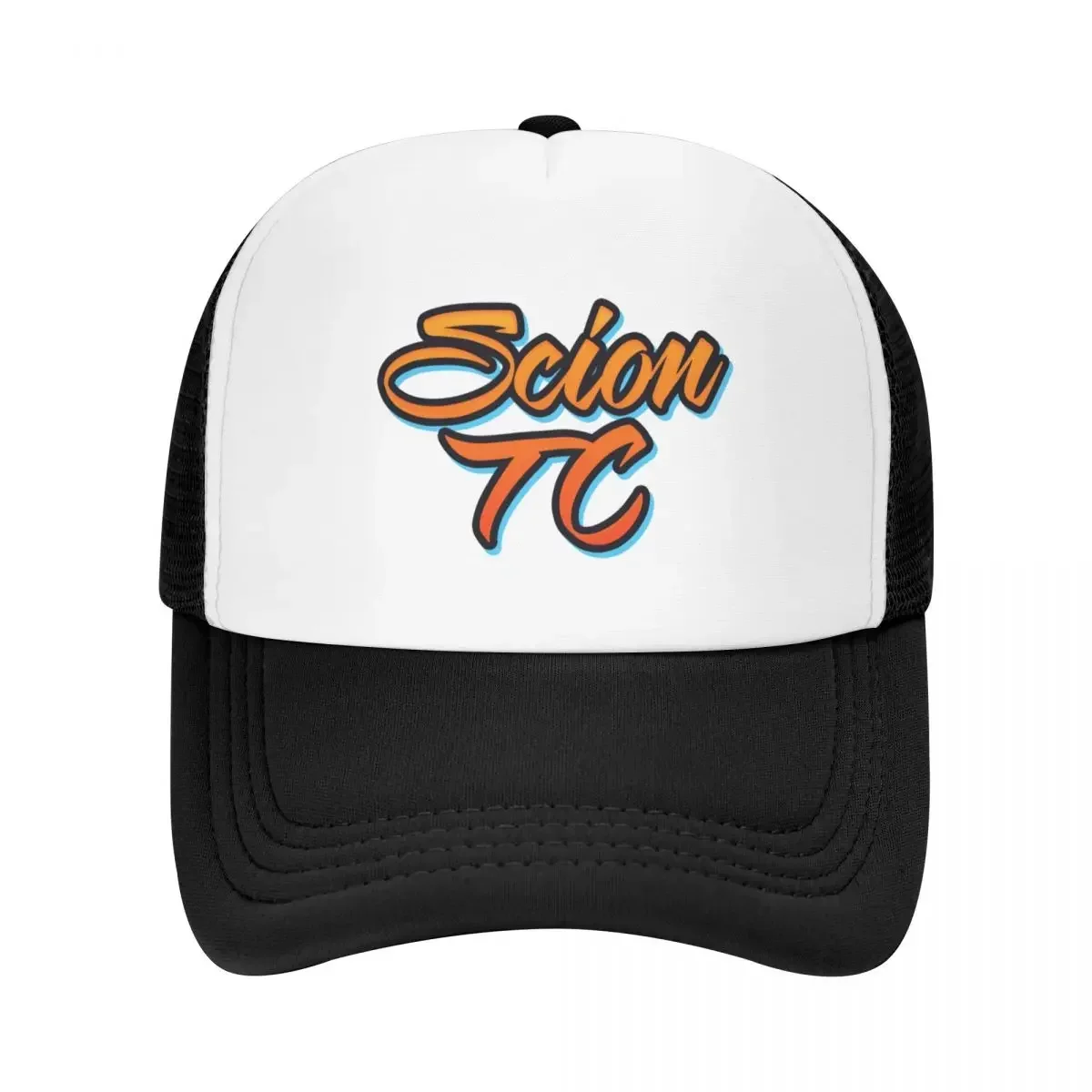 Scion TC - Vintage Colorful Text Baseball Cap Snapback Cap Beach Golf Cap Sunscreen Hats For Women Men's