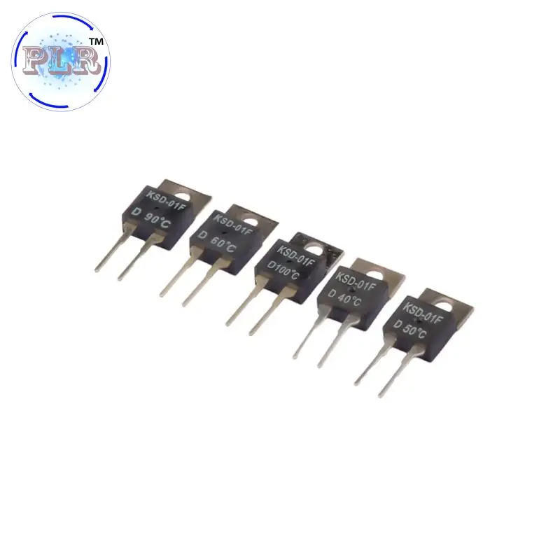 40 50 60 70 80 90 100 DegC NC Normally Closed NO Normally Open 1.5A Thermal Switch Temperature Sensor Thermostat KSD-01F JUC-31F