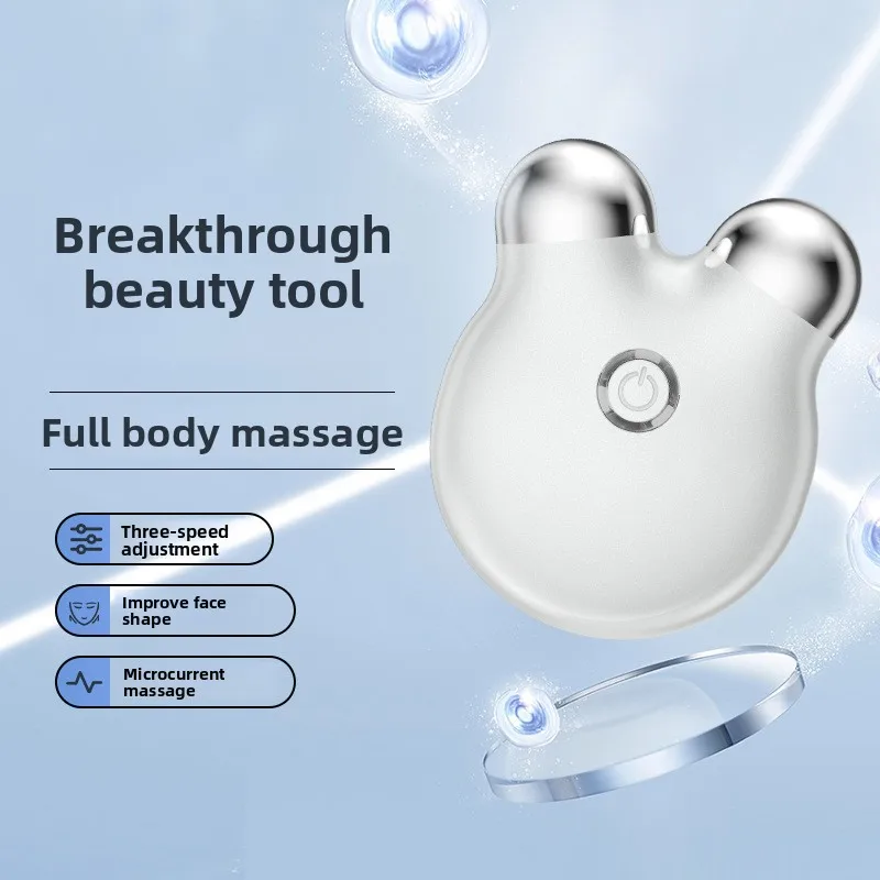 

Facial Massager Jaw Exerciser V Shape Face Lift Microcurrent Roller Device, 3D Lifting & Firming Face-Slimming Instrument