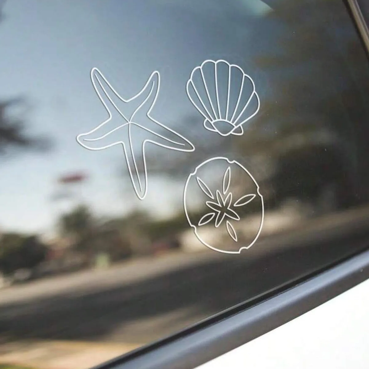 A Transparent Decorative Star Sticker, High-Quality Waterproof Sticker, Suitable for Use on Car Windows, Notebooks, Helmets, Mug