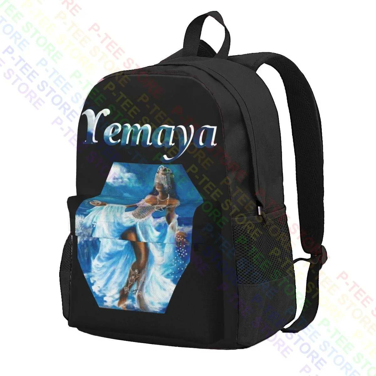 Yemaya Orisha Ocean Goddess Top Yoruba Orisha Spiritual Faith Large Capacity Backpack Fashion Shopping Bag