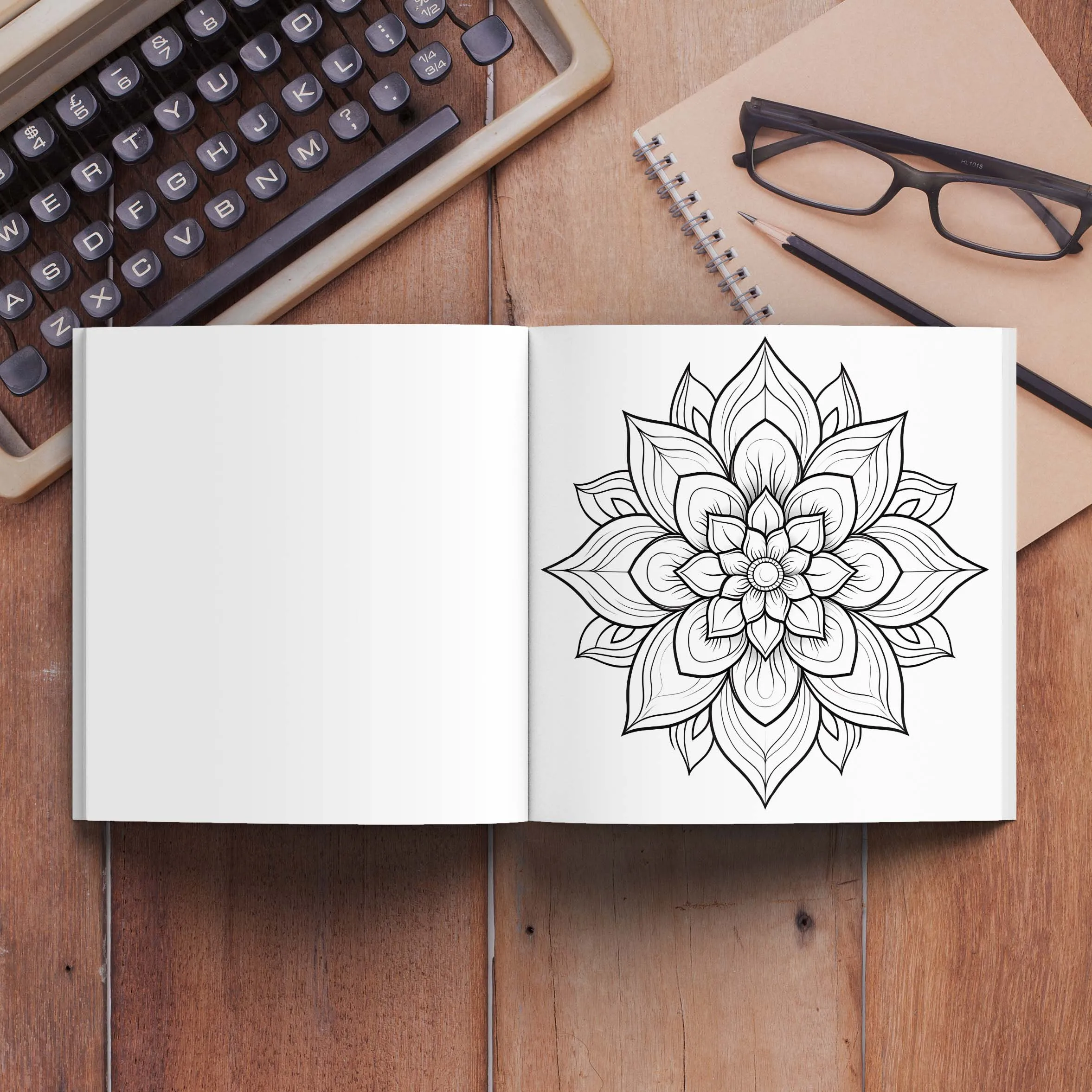 Mandala Coloring Book for Adults Stress Relief Adult Picture Book for Creative Color Practice for Party and Birthday Gifts