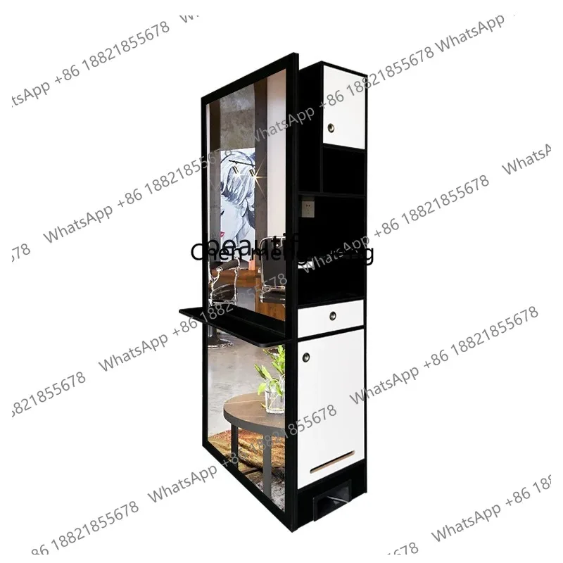 ss26 Sharp Scissors Barber Shop Equipment Full Set Barber Cabinet Hairdressing Dressing Table Integrated Tool Cabinet
