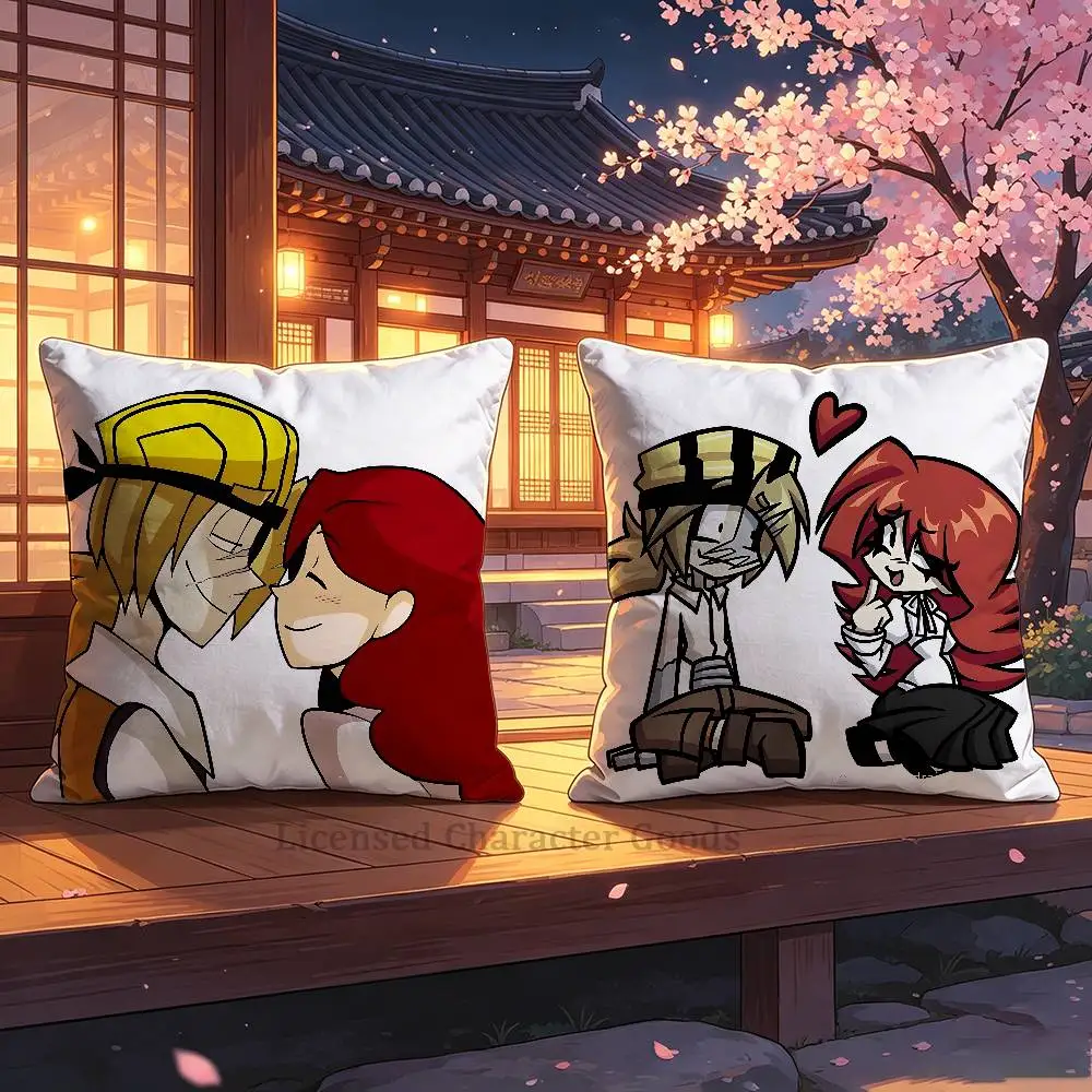 Karl x Rachel 30x30 60x60 40x40 45x45 50x50 cm Pillow Case Holiday Print Cushion Cover Home Textile