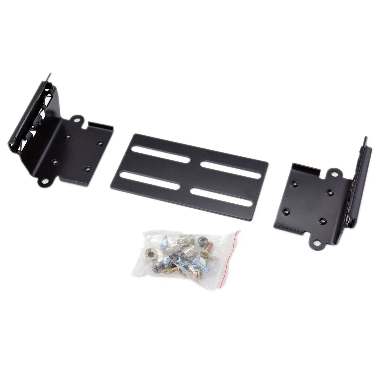 

Universal Adjustable Telescopic Mounting Bracket & Screws Roller Rail Design for Mobile Radio Install Tools Quick Release Kit