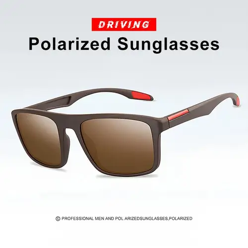 Gafas de sol polarizadas para hombre y mujer, lentes antideslumbrantes de Color, TR90, UV400